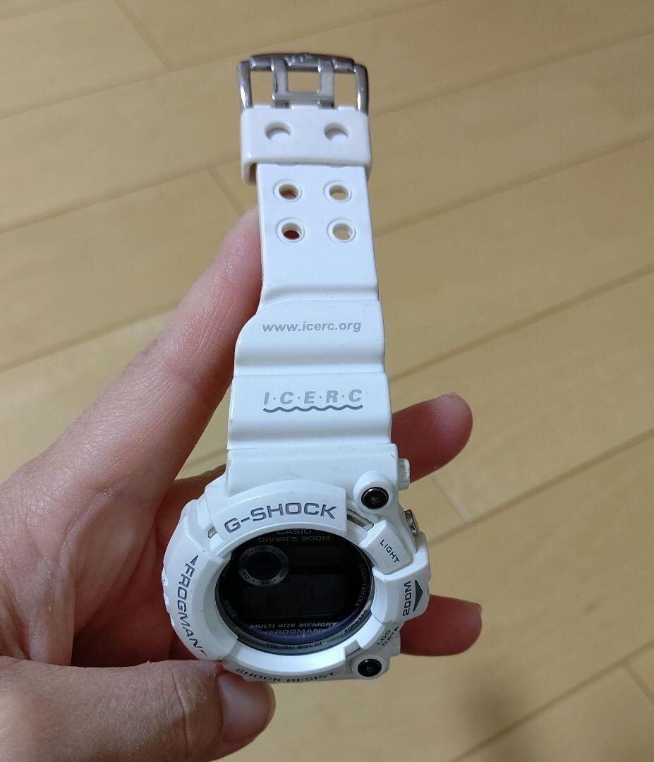 Casio G-SHOCK Frogman ICERC 2006 Dolphin Whale White Gw-206k