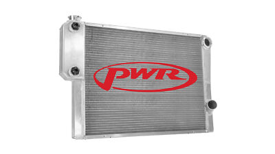 PWR 42mm Universal Performance Radiator 28'' x 19'' Open Fill W/ Heat ...
