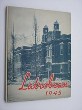ARNOLD PALMER & FRED MR. ROGERS 1945 LATROBE HIGH SCHOOL YEARBOOK ORIGINAL 