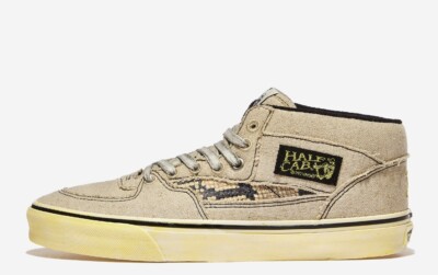 VANS HALF CAB men's sneakers VN000CMUEBS MUMMY WRAP CANVAS BEIGE