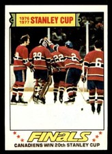 1977 Topps Hockey #264 Stanley Cup Finals NM/MT