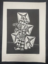 Serigraph by Adigio Benitez. ¨Cocodrilo Arlequin¨. 2009. Original signed.