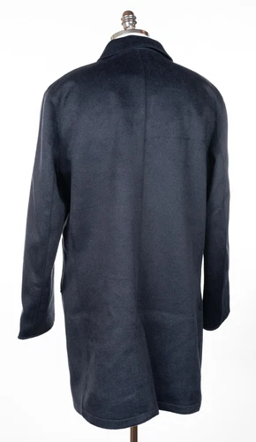 KIRED Navy Reversible Overcoat All Seasons Wool Regular Fit Jacket 48 (EU 58) image 5