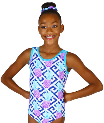 NEW! Refresh Pineapple Gymnastics or Dance Girls Leotards by Snowflake Designs