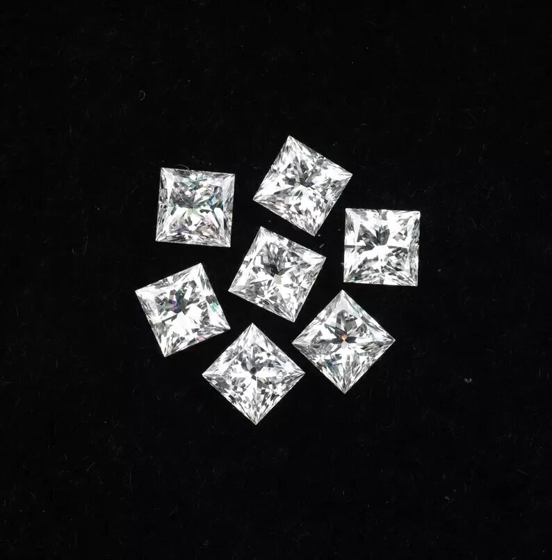2 CT Princess Cut D Color vvs1 CLARITY Lab Grown loose Diamond KL+11 eBay