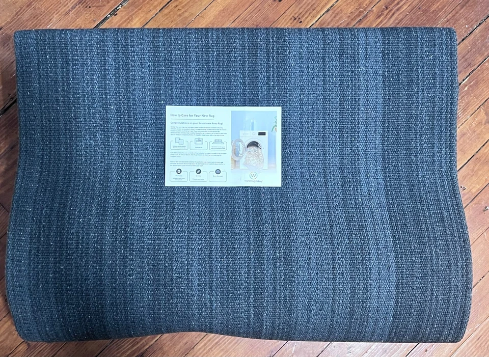 World Rug Gallery Gray 10 ft. x 14 ft. Dark Transitional Bordered Area Rug - Image 4 of 4