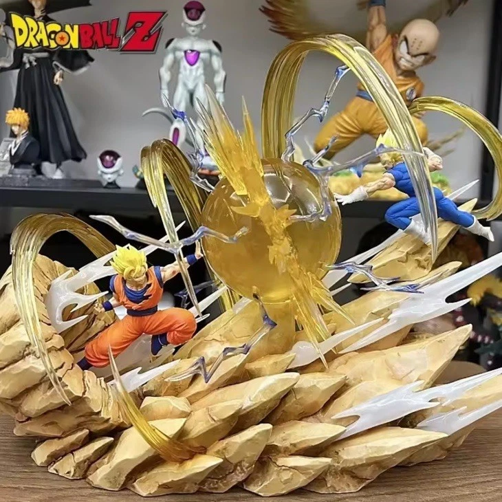 DRAGON BALL Z - Goku vs Vegeta Figure Pvc Foto 2 de 4