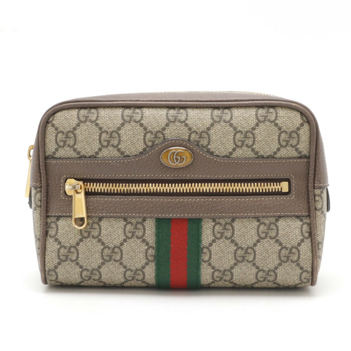 Gucci Ophidia GG Small Waist Bag in PVC Beige Sherry Line-image