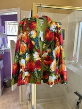 Chico's Ladies Jacket- NWT Brushstroke Blossom Size 3