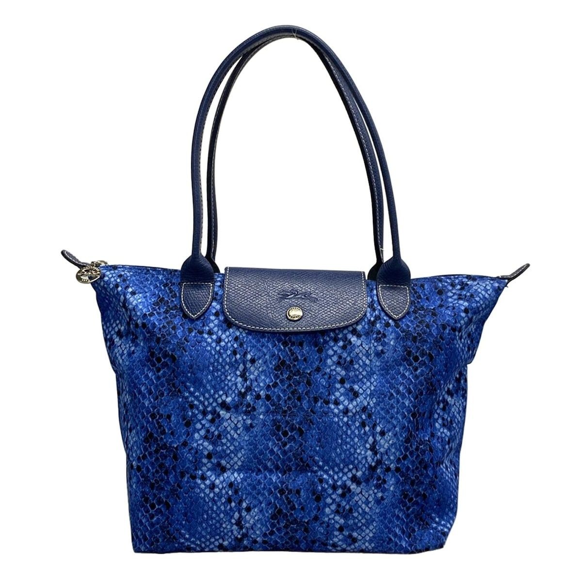 LONGCHAMP Le Pliage Neo Handbag Python Pattern Le… - image 1