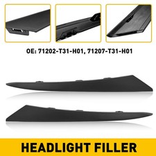 For 2022-2024 Honda Civic 4DR Front Bumper Trim Cover Headlight Filler Grill EXR