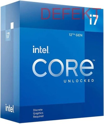 Intel Core Prozessor CPU i7 12700KF 12-Kern Sockel 1700 ohne Kühler DEFEKTWARE