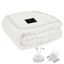 Grounding Blanket 50x60in Fleece with Silver Conductive Layer - Includes Cord