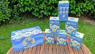 MINISO Disney Stitch 6er Blind Box VINYL-PLÜSCHFIGUR Eat Something Before Sleep