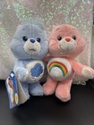Vintage 20th Anniversary Care Bears Attached Grumpy & Cheer Bear New With Tag