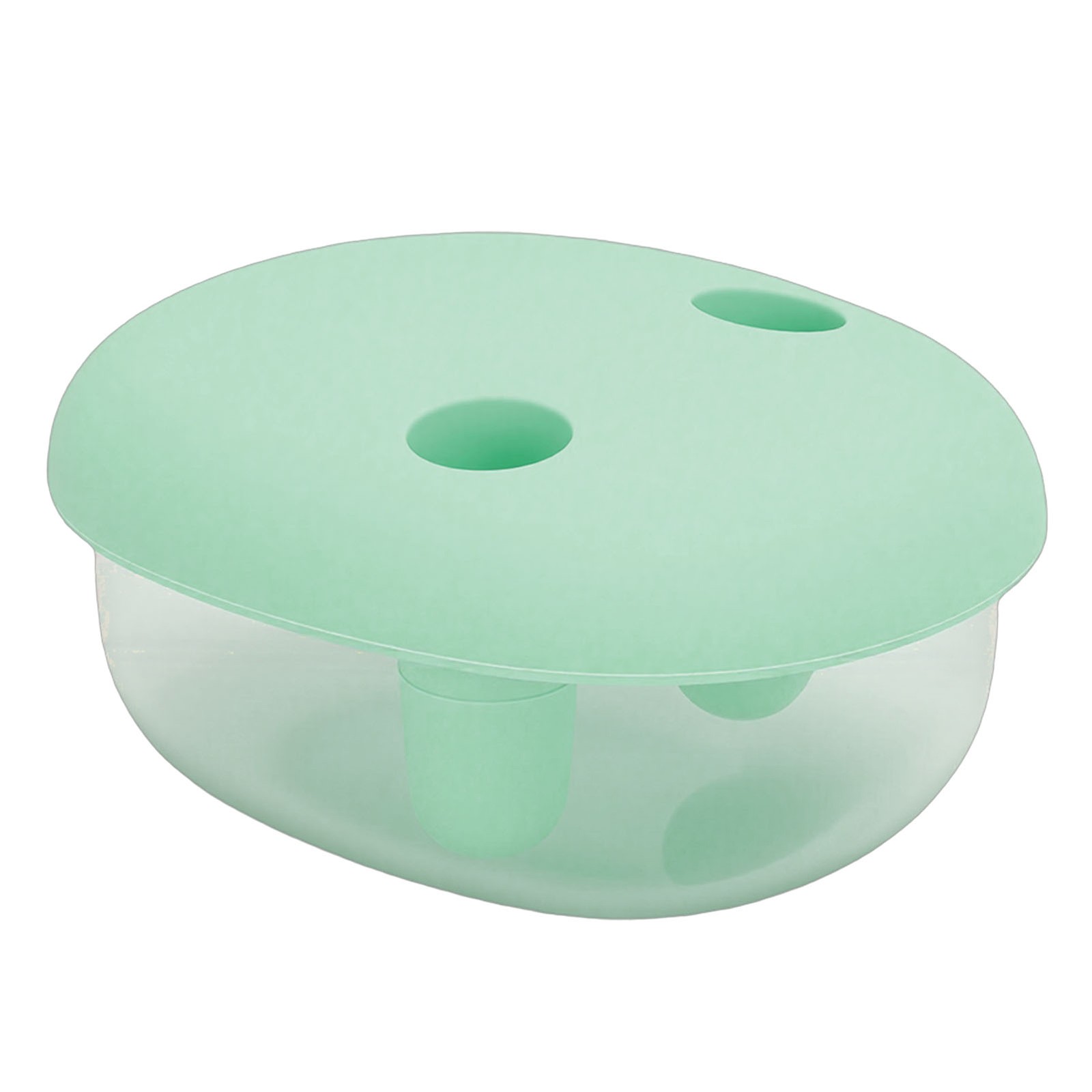 ✔ 2 In 1 No Mess Snack Container Proof Food Storage Snack Box With Finger L