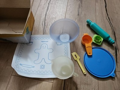 Tupperware Mini Baking Set für Kinder Komplett Vollständig 2000 Jahrgang Neu OVP