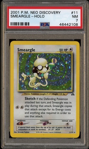 Pokemon Neo Discovery Smeargle 11/75 PSA 7