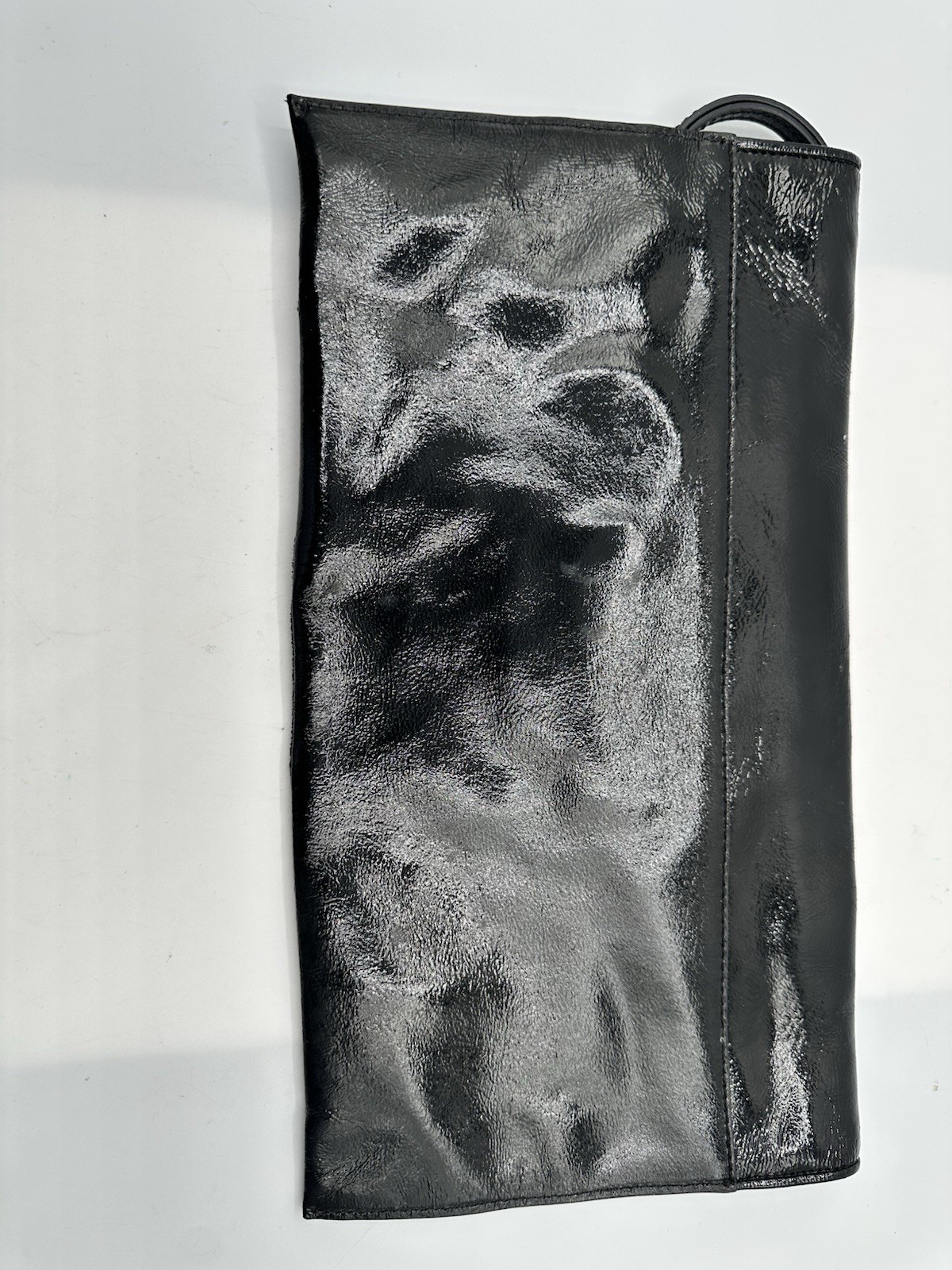 Mimco Patchwork Black Patent Leather Python Distr… - image 3