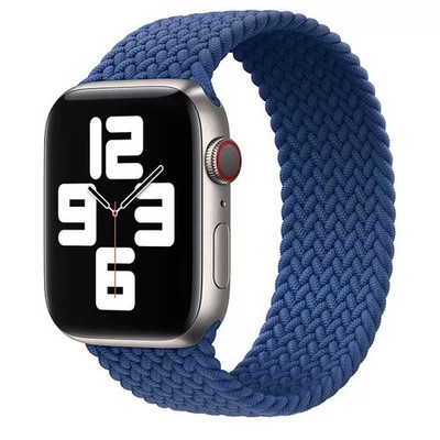 APPLE WATCH BRAIDED SOLO LOOP 44MM - SIZE 11 - ATLANTIC BLUE