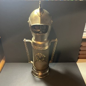 Nikka Western Armor Knight Whiskey/Wine Bottle Holder Vintage Made in Japan