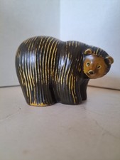 VINTAGE LISA LARSON GUSTAVSBERG Sweden Bear Pottery SIGNED