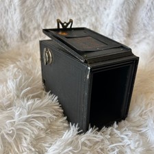 No 2 Brownie Kodak Camera VTG Black Box Use Film no 120 UNTESTED AS IS