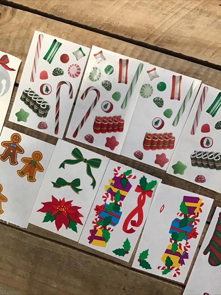 Lote De Colección Pegatinas Mrs. Grossman & Creative Memories Años 90-00 Navidad Foto 4 de 4