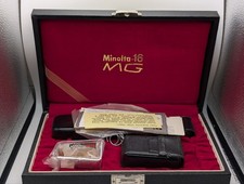 Minolta-16 MG Subminiature Camera Kit Case Flash Filters Manual 1960s Vintage