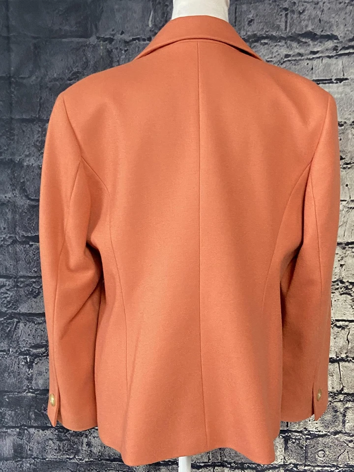 Talbots Blazer женщин миниатюрный средний шерсти кашемира смесь кнопка куртка карманы - Изображение 4 из 4