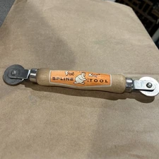 VINTAGE - Frost King Window Door Screen Spline Roller Tool Wooden Handle