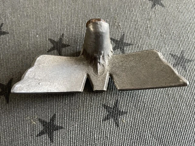 Fahrrad Schutzblechfigur Emblem Steuerkopfschild | HWE 1970 Heidemann Einbeck - Bild 4 von 4