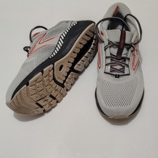 Brooks Beast GTS 23 Men's Extra Wide 4E Gray Scarlet Sneakers 110401-4E-030