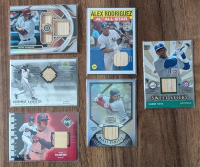 Topps Upper Deck MLB Baseball - HOF/500 HR Club Bat RELIC (Pick Your Card)
