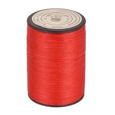 Waxed Cord 0.55mm Red Waxed Polyester Cord 131 Yards String Thread