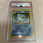 Pokémon TCG Blastoise Holo Card Base Set 1999, PSA 7 NM