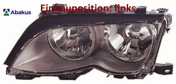 Abakus 444-1128L-LDEM2 Hauptscheinwerfer Links Scheinwerfer FüR BMW-image