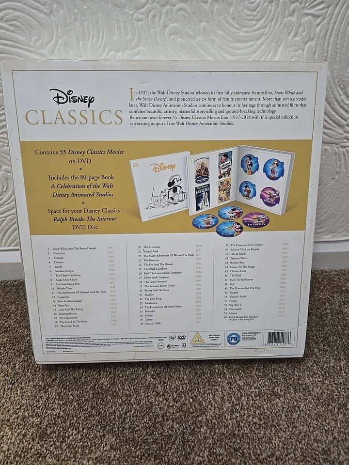 Disney Classics Complete Movie Collection 1937-2018 (DVD, 2018, 55-Disc Set) - Image 3 of 4