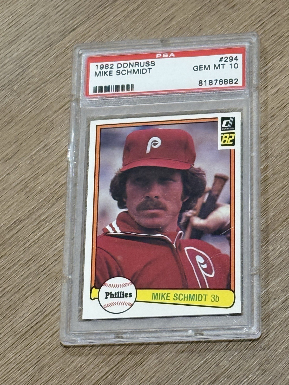 1982 Donruss Mike Schmidt #294 HOF psa 10