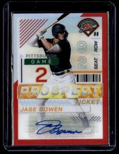 2024 Panini Prospect Edition #7 Jase Bowen Red Holo #/199