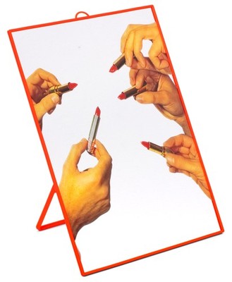 Lipstick Mirror By Toiletpaper Home, For Seletti