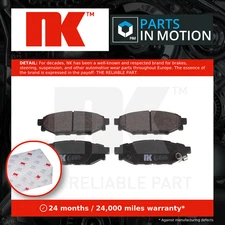 Brake Pads Set fits SUBARU BRZ 2.0 Rear 2012 on NK 26696AG000 26696AG010 Quality