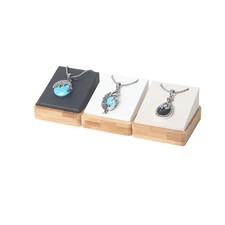 Bamboo Necklace Holder Jewelry Display Stand Pendant Storage Showcase Organizer