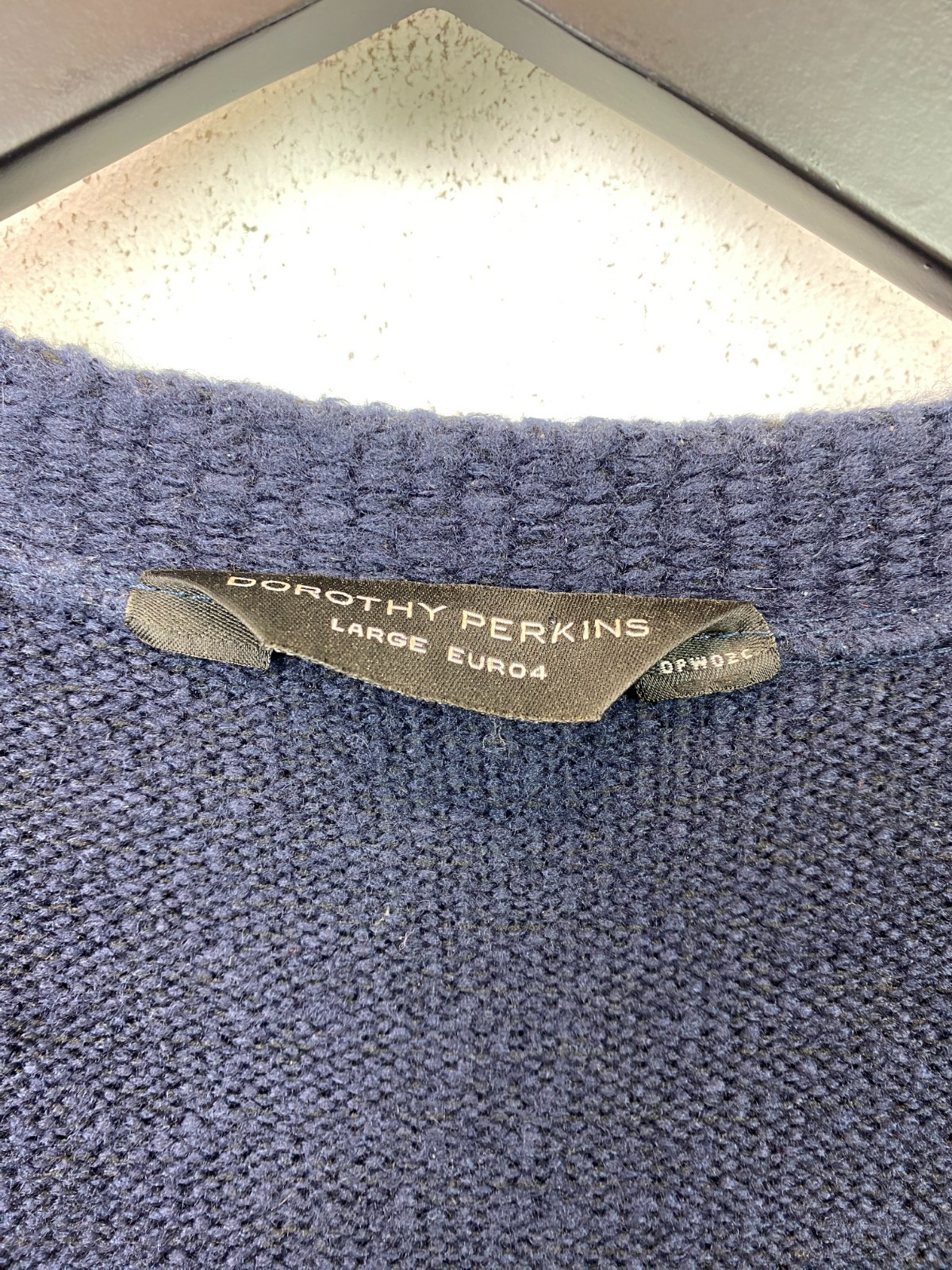 Dorothy Perkins Navy Solid Open Front Cardigan Kn… - image 3