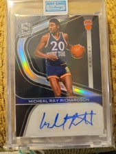 2019-20 Spectra Signatures /149 #4 Micheal Ray Richardson R6220J NY Knicks 