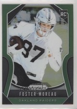 2019 Panini Prizm Rookies Green Prizm Foster Moreau #372 00o1