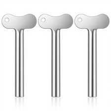 3 Pcs Toothpaste Squeezer, Stainless Steel Toothpaste Tube Roller Metal Tube ...