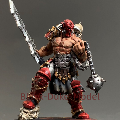 Warhammer AOS Slaughterpriest with Hackblade Khorne Skulltaker