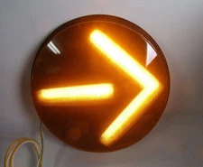 LED Traffic Signal Signal YELLOW Arrow 12" GE DR6 - YTAAN-21A   120V