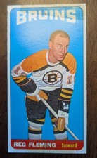 1964-65 Topps Tall Boy #35 Reg Fleming Boston Bruin Hockey Card